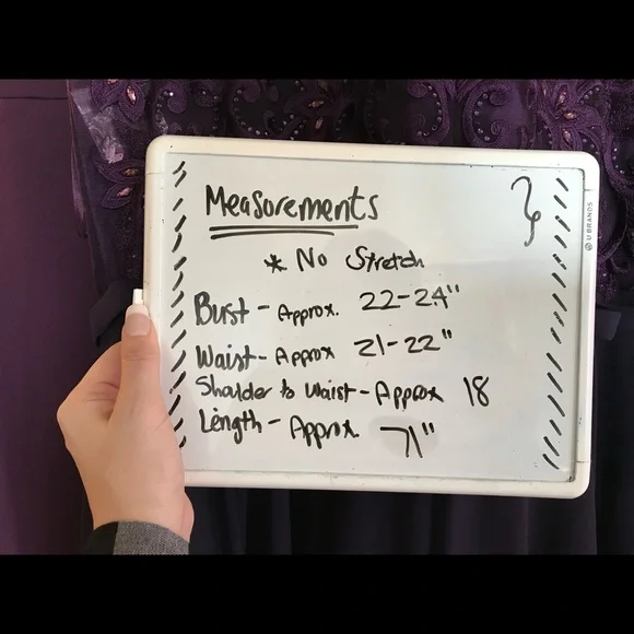 Purple illusion gown with sweetheart neckline - Picture 10 of 10